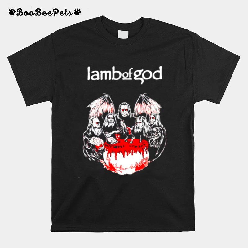The Red Blood Table Lamb Of God T-Shirt