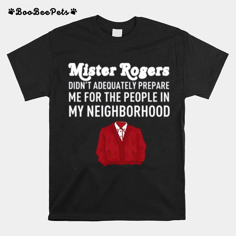 The Red Iconic Mister Rogers Neighborhood T-Shirt