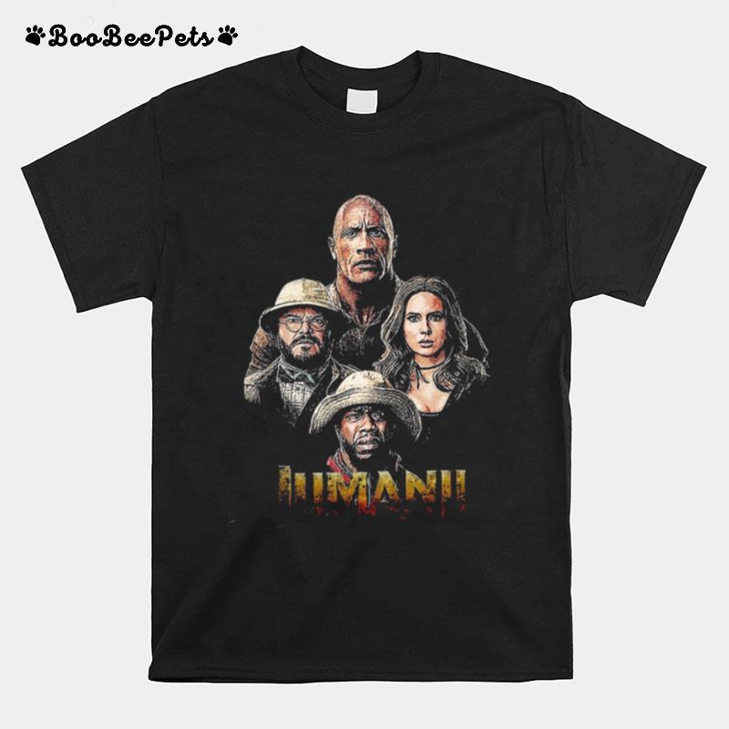 The Rock Jumanji Graphic Kevin Hart Comedy T-Shirt