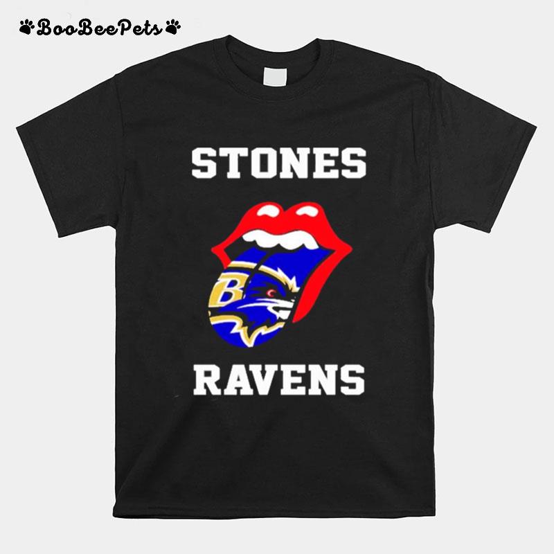 The Rolling Stones Baltimore Ravens Lips T-Shirt