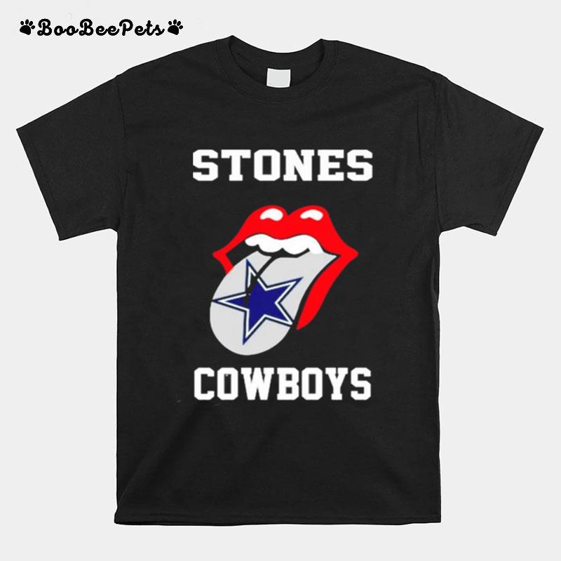 The Rolling Stones Dallas Cowboys Lips T-Shirt