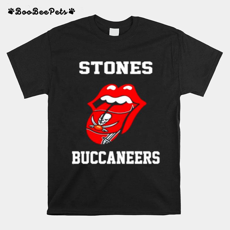 The Rolling Stones Tampa Bay Buccaneers Lips T-Shirt
