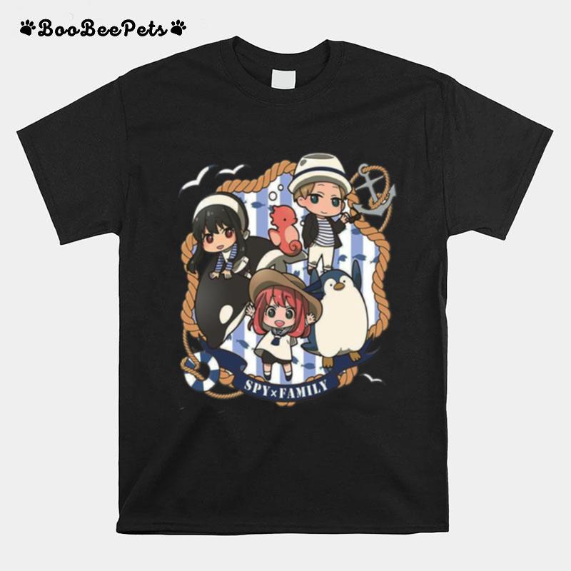 The Sailor Anya Yor Loid Bond Forger Spy X Family Happy Family T-Shirt