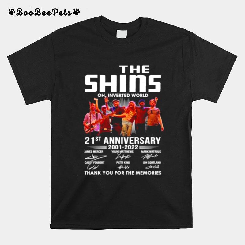 The Shins Oh Inverted World 21St Anniversary 2001 2022 T-Shirt