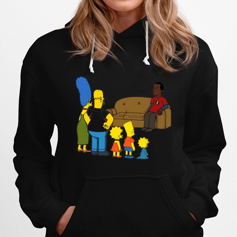 The Simpsons Family And Bazinga Hoodie