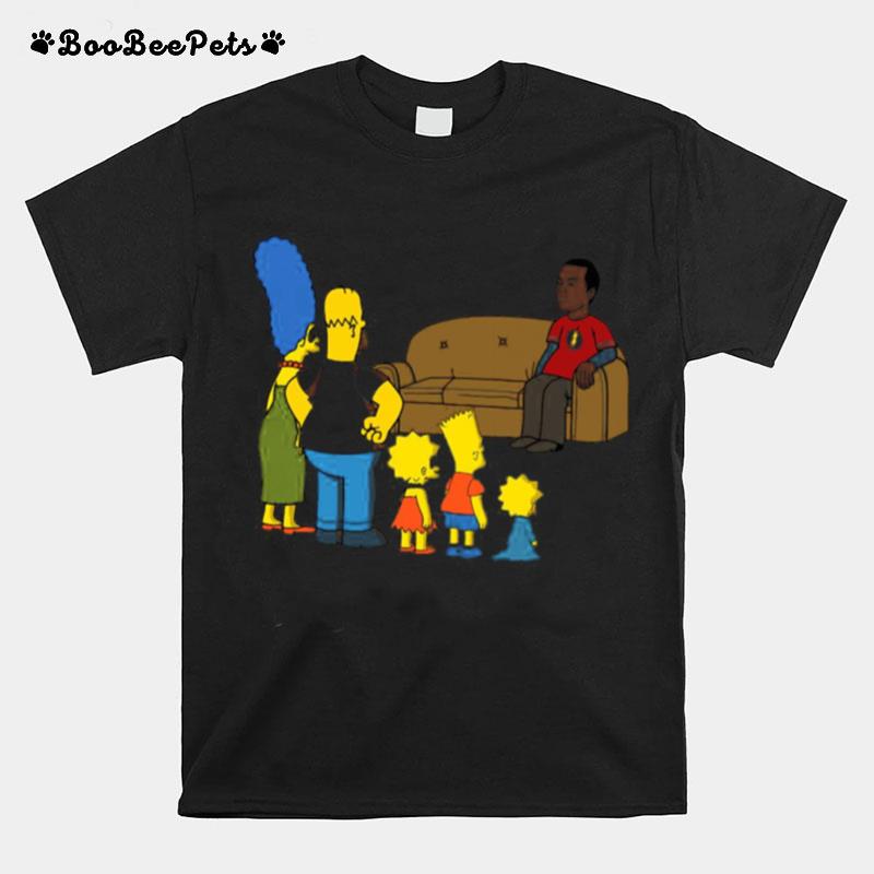 The Simpsons Family And Bazinga T-Shirt