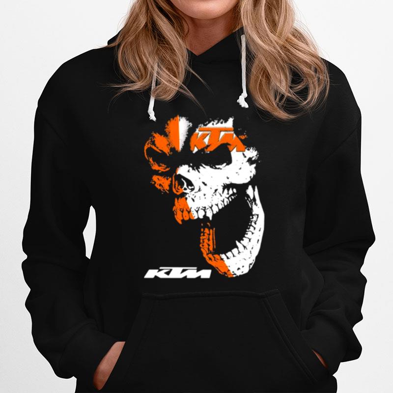 The Skull With Logo Ktm Hoodie