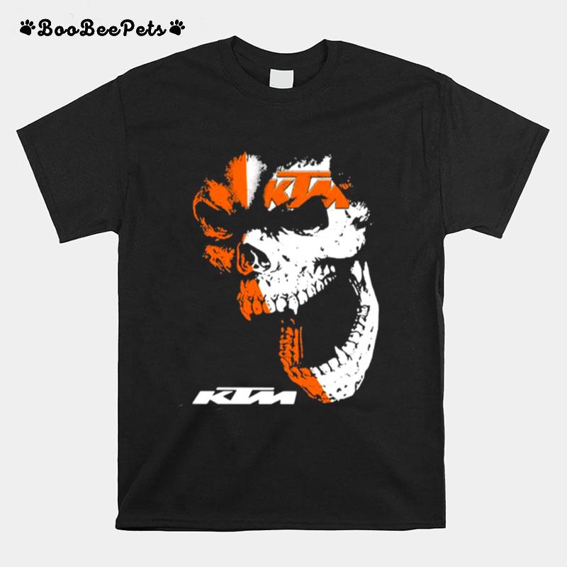 The Skull With Logo Ktm T-Shirt