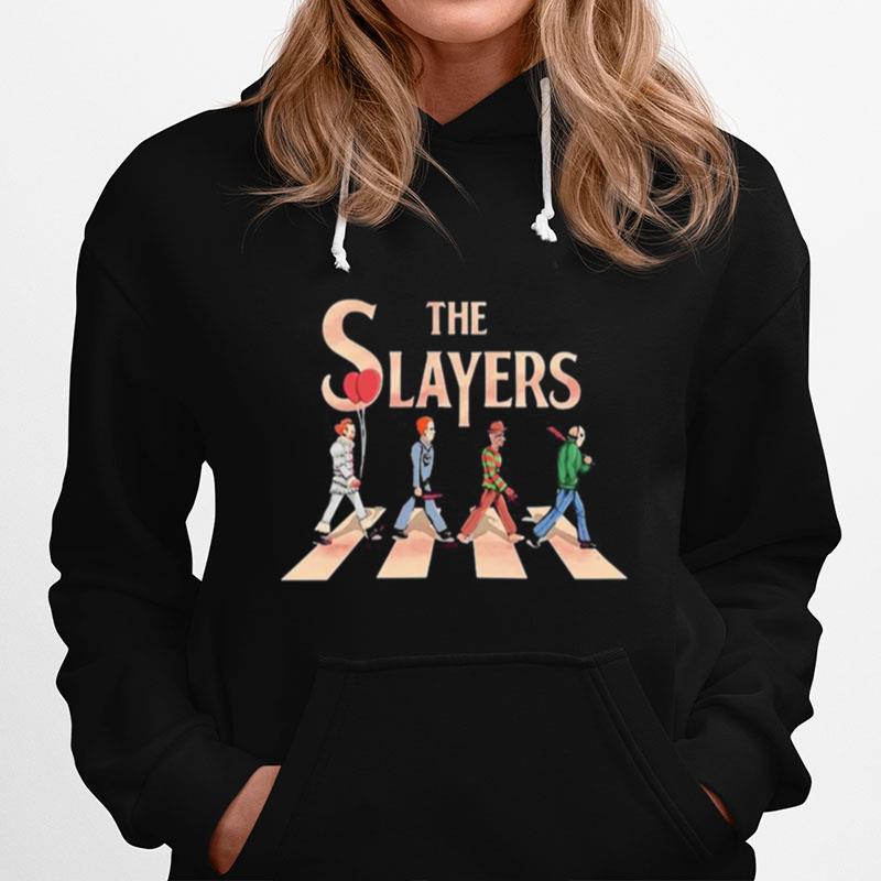 The Slayers Halloween Horror Characters Crossing The Line Hoodie