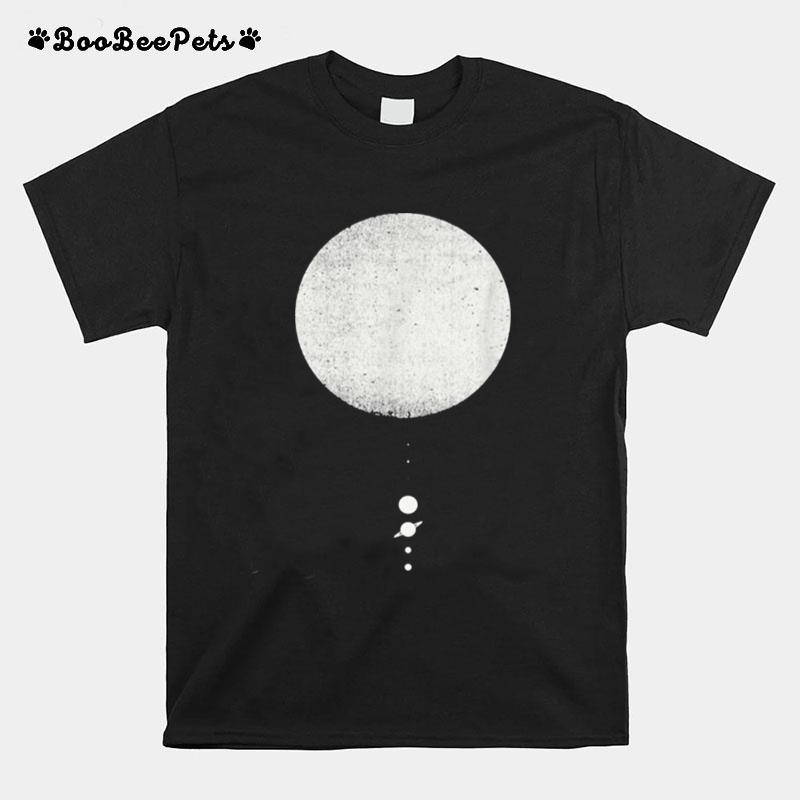 The Solar System Minimal Solar System Design T-Shirt