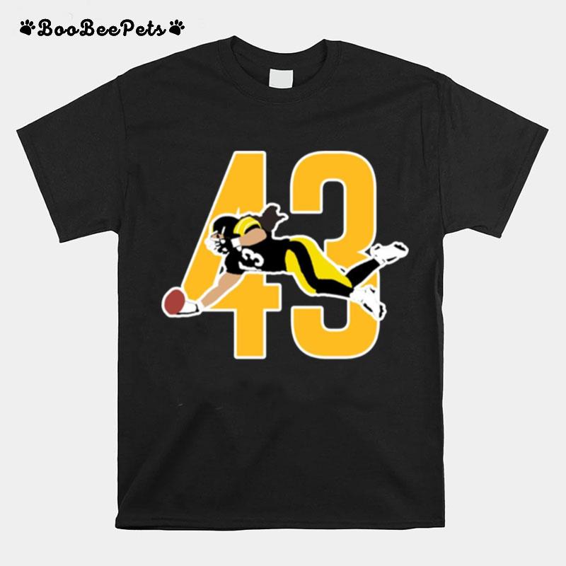 The Steel Curtain 43 Troy Polamalu Pittsburgh Steelers Team T-Shirt