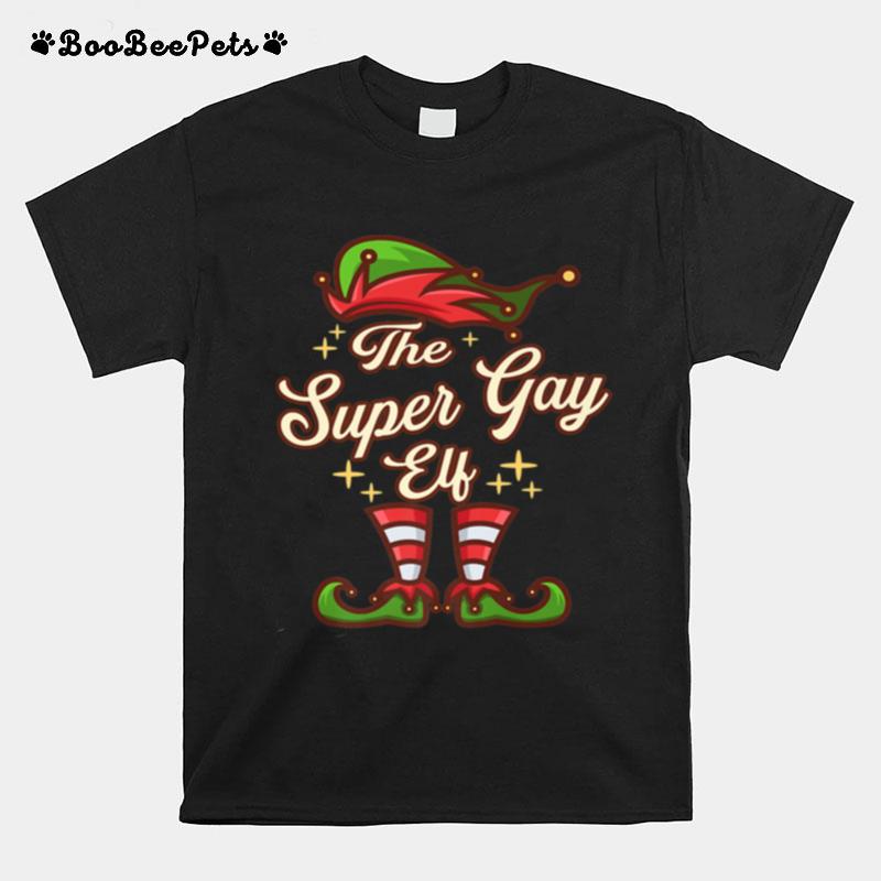 The Super Gay Elf Christmas T-Shirt