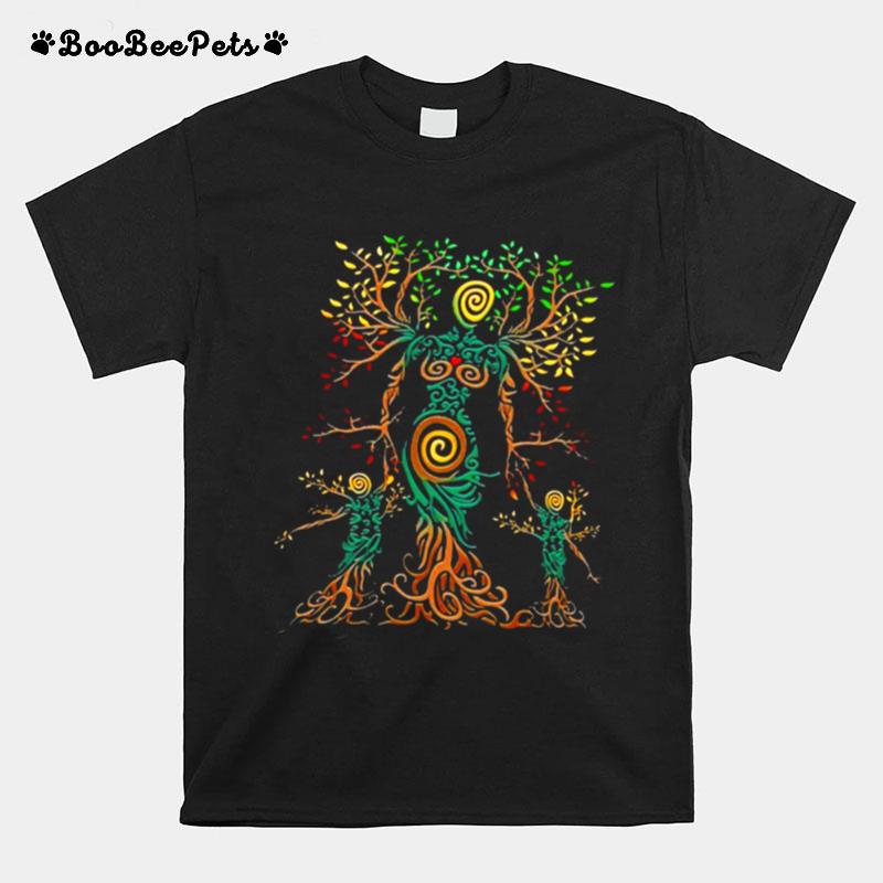 The Tree Of Life Norse Myths The Mother Viking T-Shirt