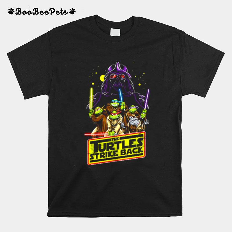 The Turtles Strike Back Darth Vader Star Wars T-Shirt