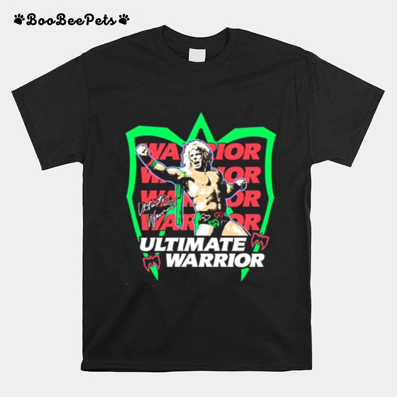 The Ultimate Warrior Neon Signature T-Shirt