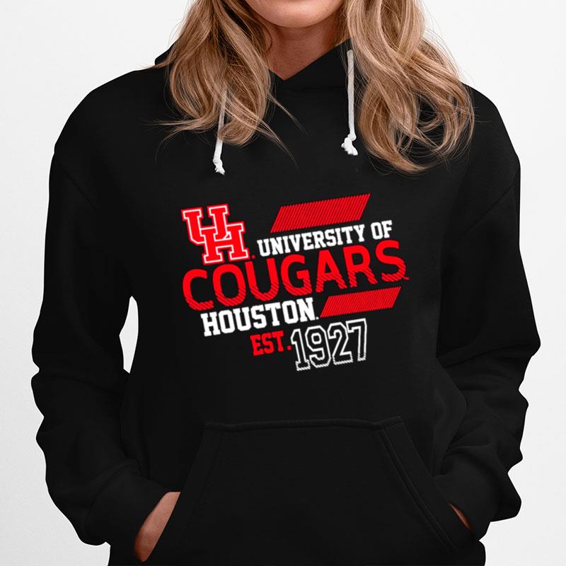 The University Of Cougars Houston Est 1927 Mens Basketball Hoodie