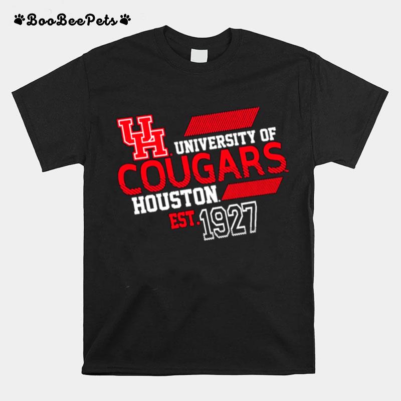 The University Of Cougars Houston Est 1927 Mens Basketball T-Shirt