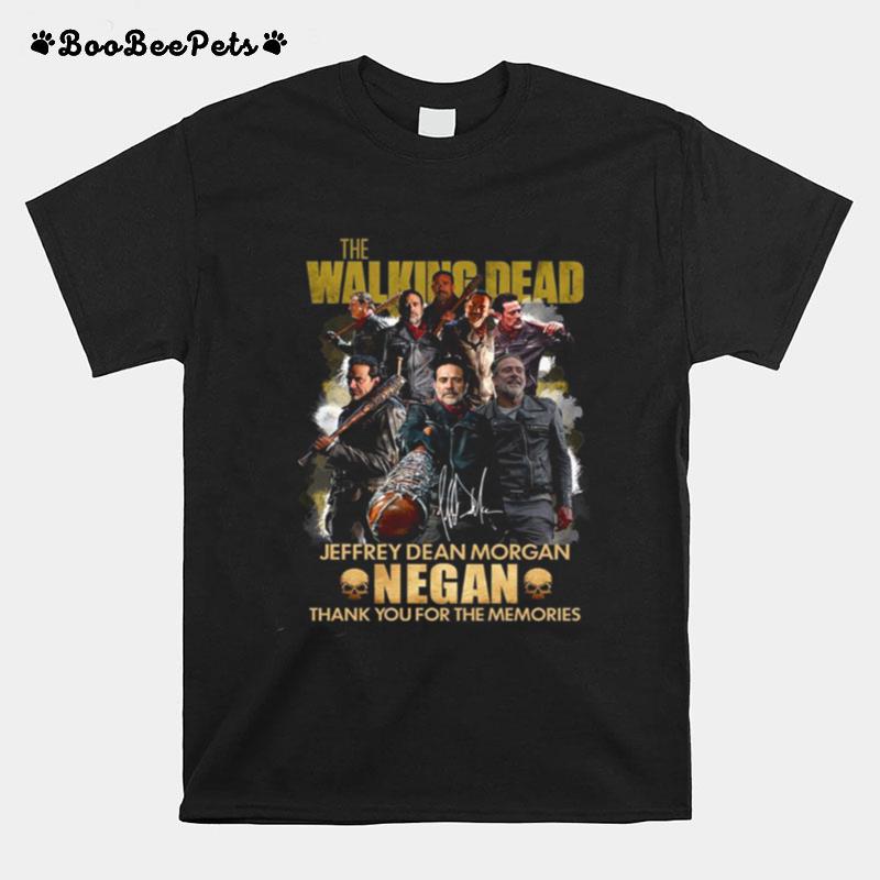 The Walking Dead Negan Thank You For The Memories Signature Anniversary T-Shirt