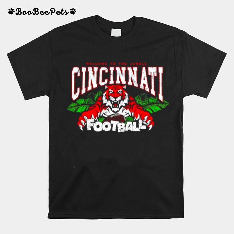 The Welcome To The Jungle Cincinnati Football T-Shirt