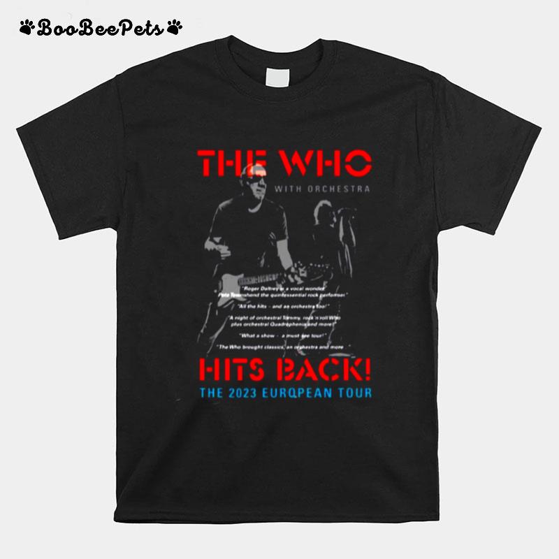 The Who Hits Back The Nelson1 2023 New Tour T-Shirt