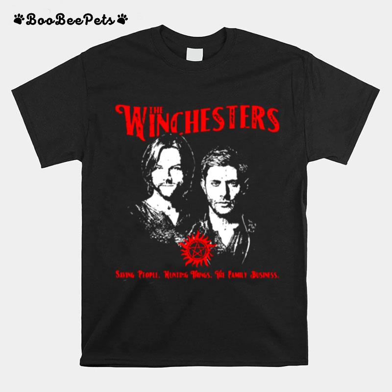 The Winchesters Saving People Hunting Things The Family Business Supernatual T-Shirt