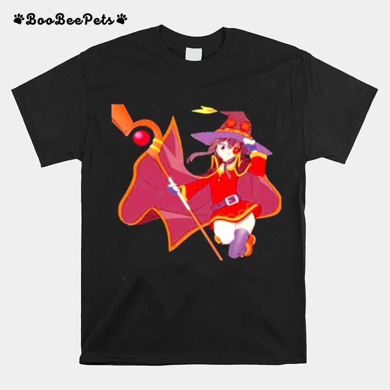 The Witch Konosuba Megumin Artwork T-Shirt