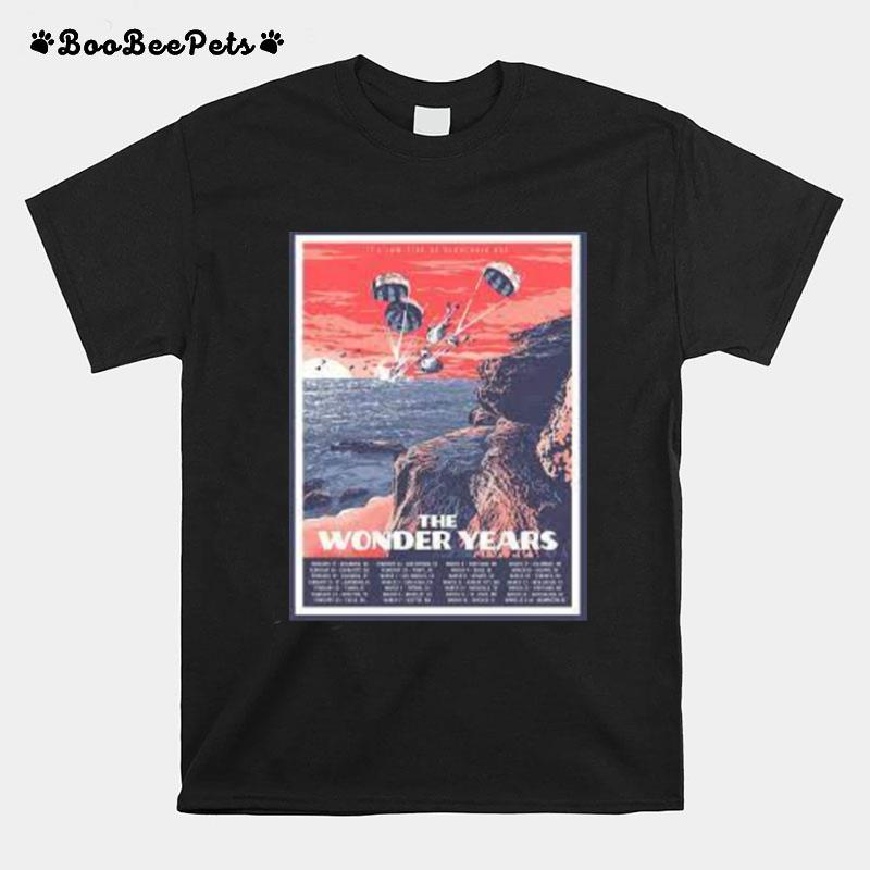 The Wonder Years 2023 Tour Its Low Tide Serotonin Bay Poster T-Shirt