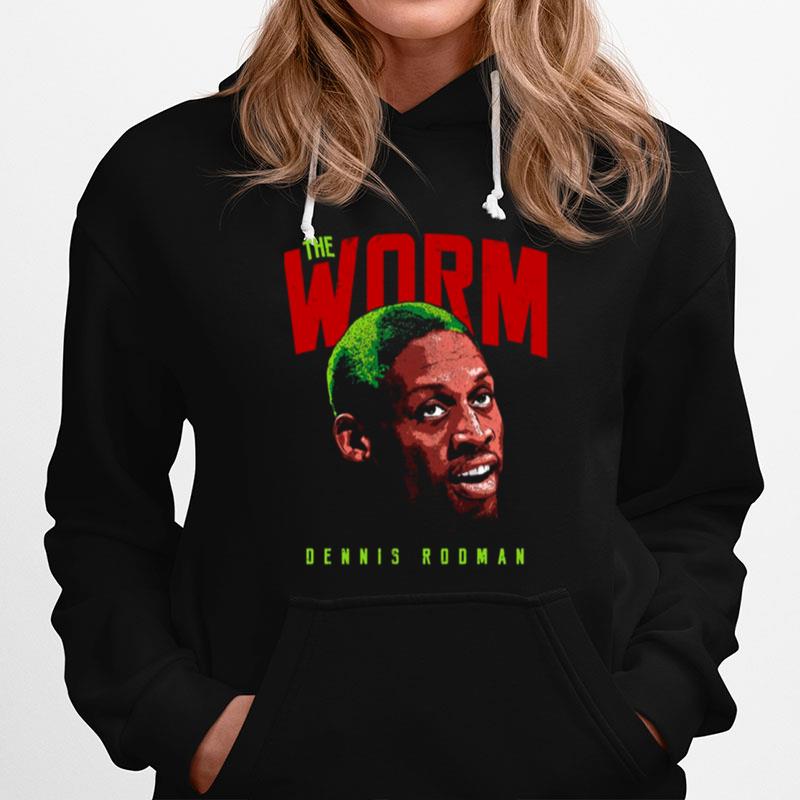 The Worm Dennis Rodman Basketball Vintage Hoodie