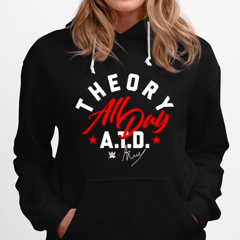 Theory A Town Down Text Hoodie