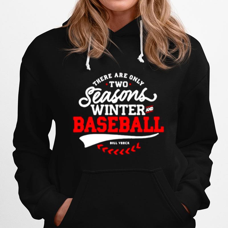 There Are Only Two Seasons Winter And Baseball Hoodie