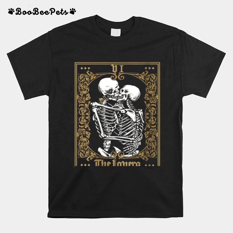 Thes Vintage Tarot Card Skeleton T-Shirt