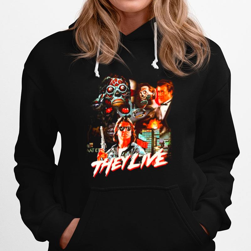 They Live Horror Movie Halloween Hoodie