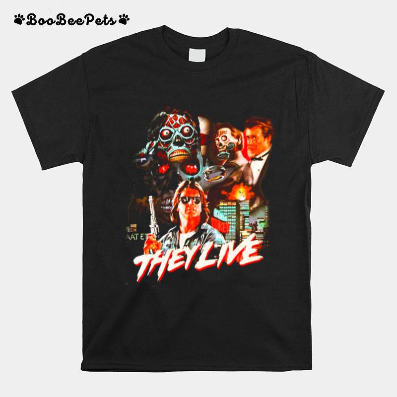 They Live Horror Movie Halloween T-Shirt