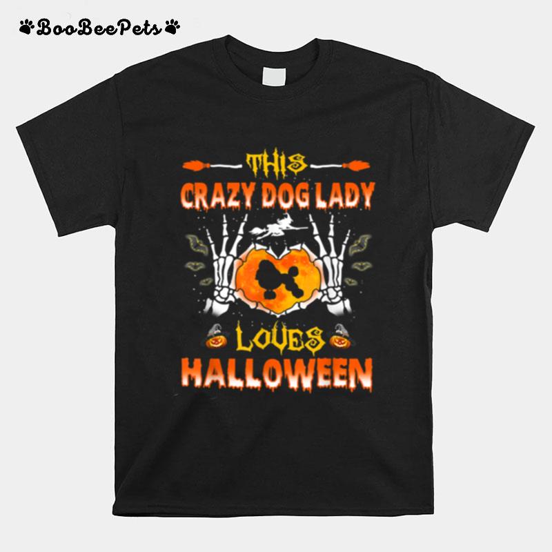 This Crazy Dog Lady Poodle Loves Halloween Costume T-Shirt