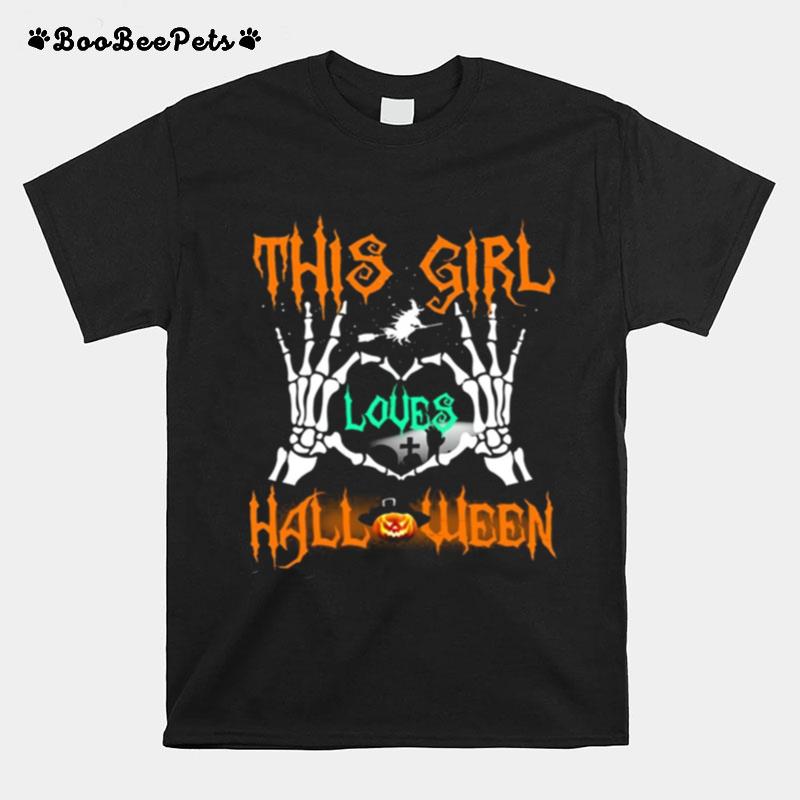 This Girl Loves Halloween T-Shirt