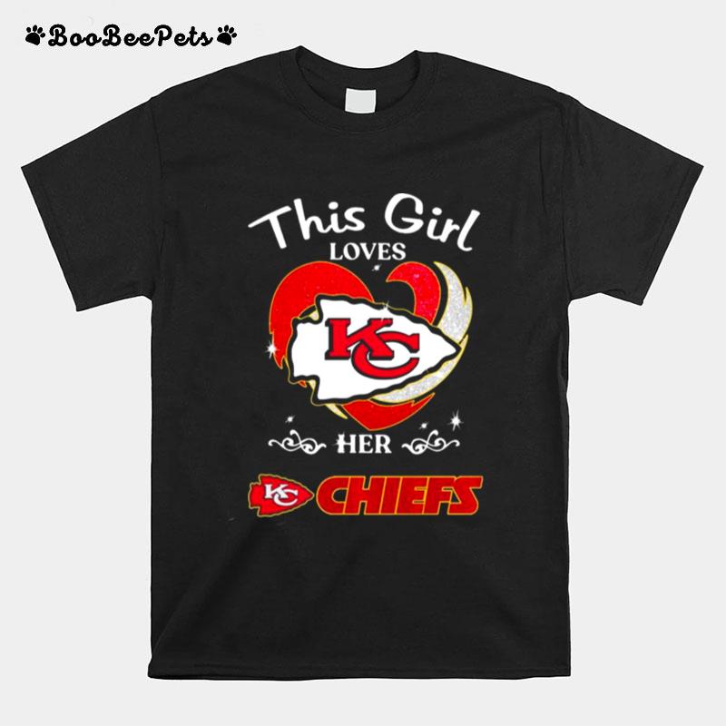 This Girl Loves Her Kansas City Chiefs Football T-Shirt