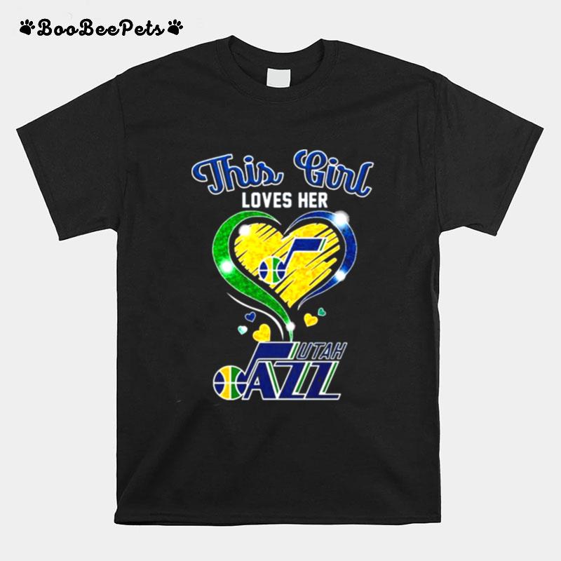 This Girl Loves Her Utah Jazz Basketball T-Shirt