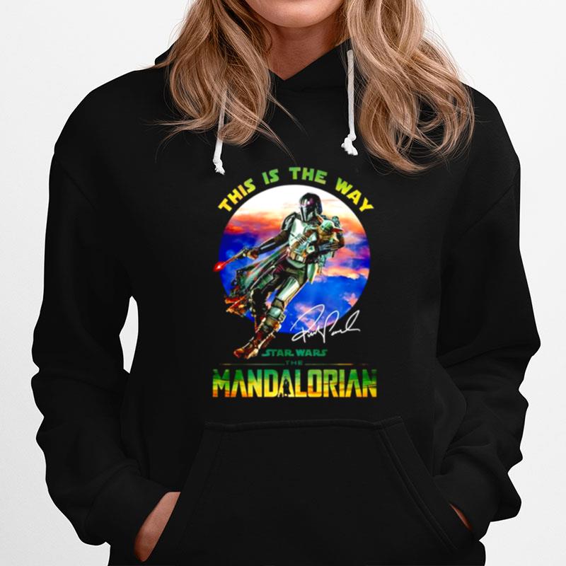 This Is A Way Star Wars The Mandalorian Signature Hoodie