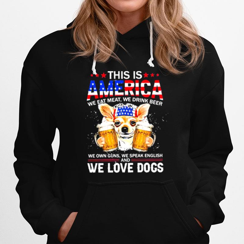 This Is American Chihuahua We Love Dog Beer Hoodie