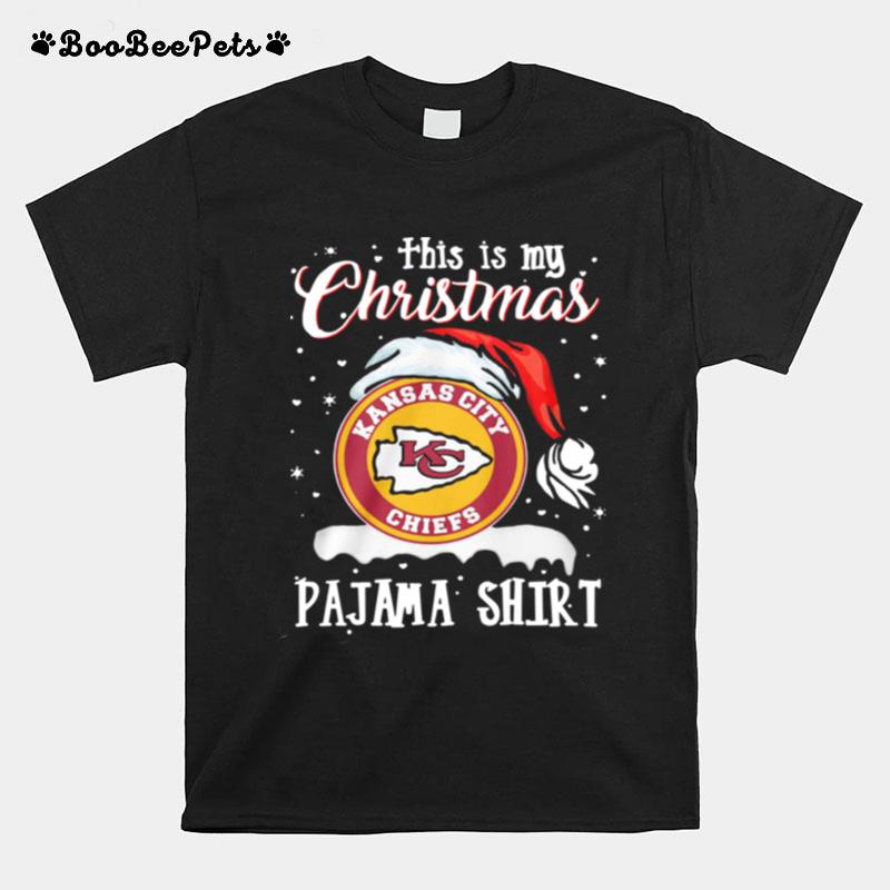 This Is My Christmas Kansas City Chiefs Pajama T-Shirt