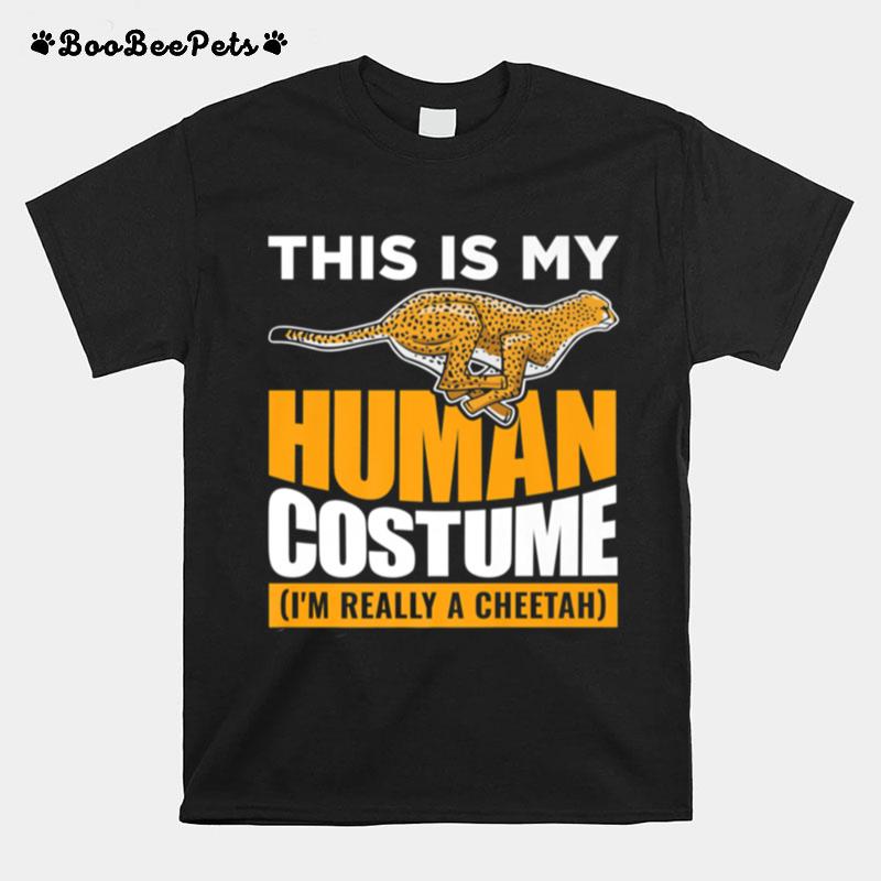 This Is My Human Costume Cheetah T-Shirt