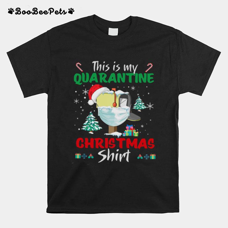 This Is My Quarantine Christmas Mailbox Mask T-Shirt