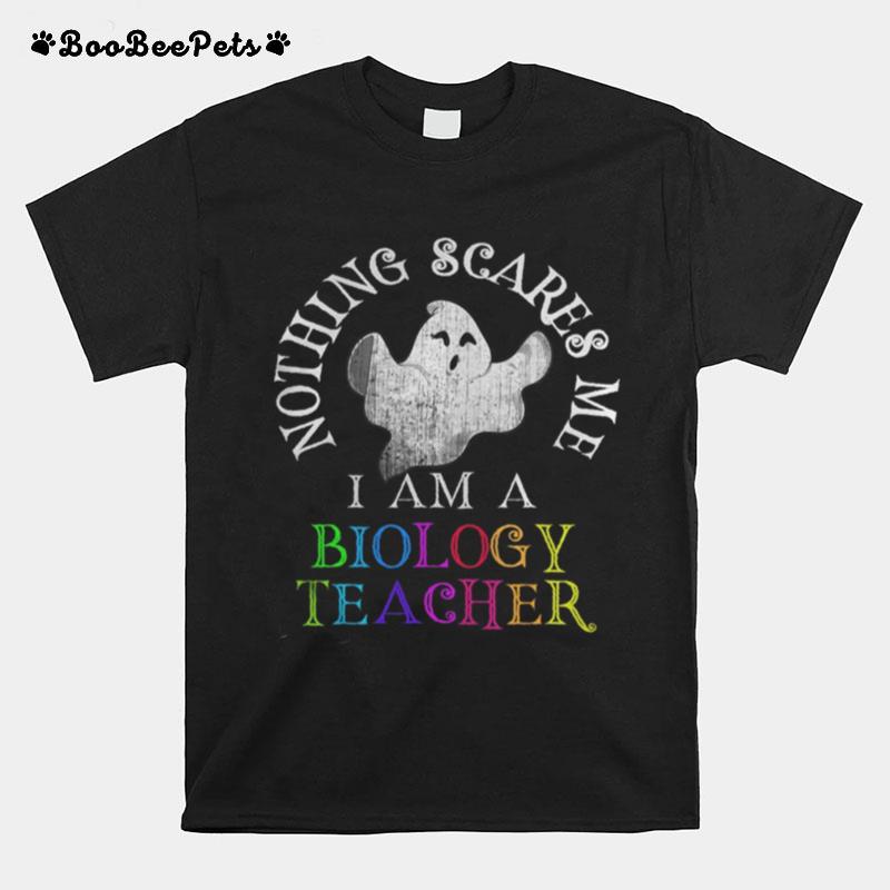 This Is My Spooky Biology Teacher Costume Dont Scare Me T-Shirt