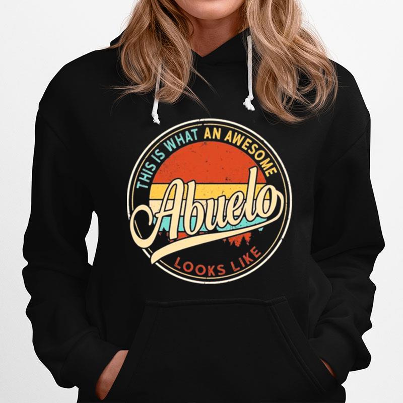 This Is What An Awesome Bonus Abuelo Like Retro Vintage Hoodie