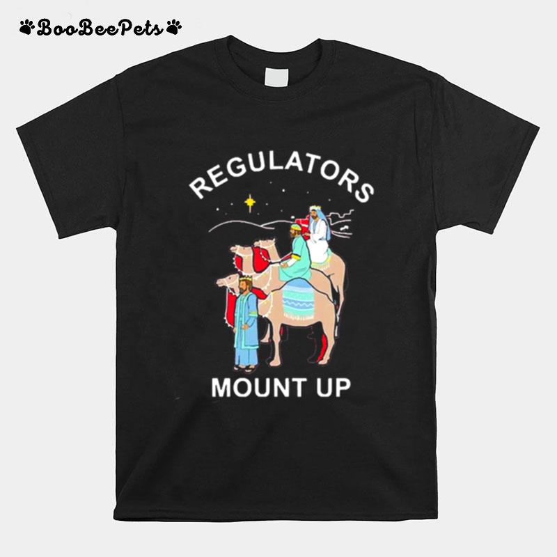 Three King Regulators Mount Up Christmas T-Shirt