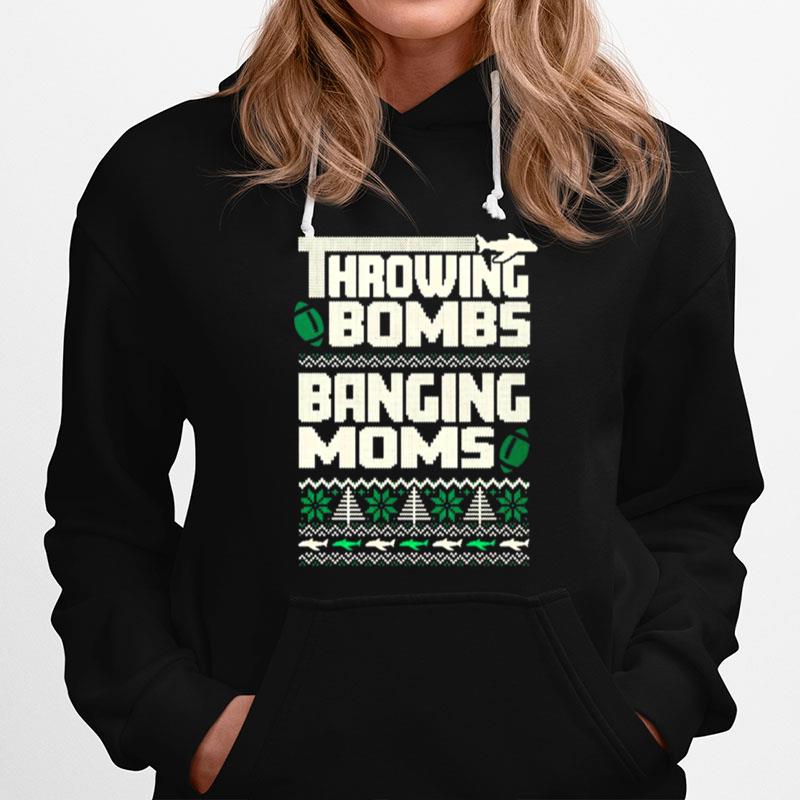 Throwing Bombs Banging Moms Ugly Christmas Hoodie