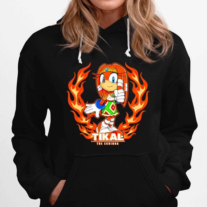 Tikal The Echidna Ancient Flame Hoodie