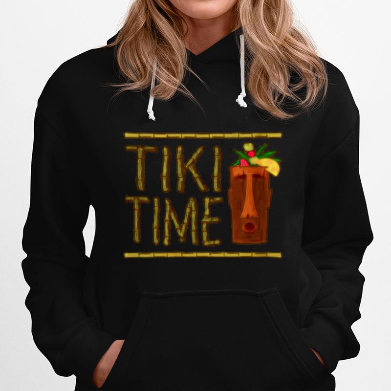 Tiki Time Bar Design Hoodie