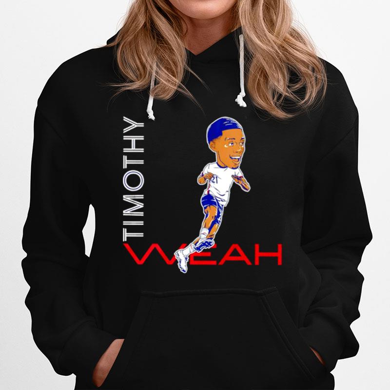 Timothy Weah Caricature Hoodie