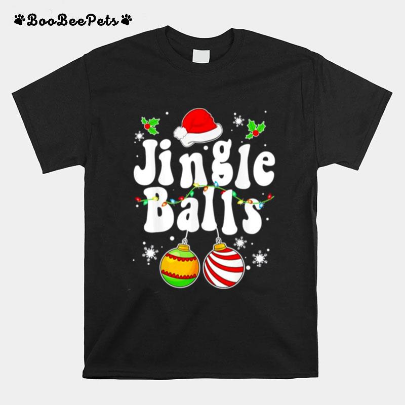 Tinsel Tits And Jingle Balls Matching Christmas Couple T-Shirt